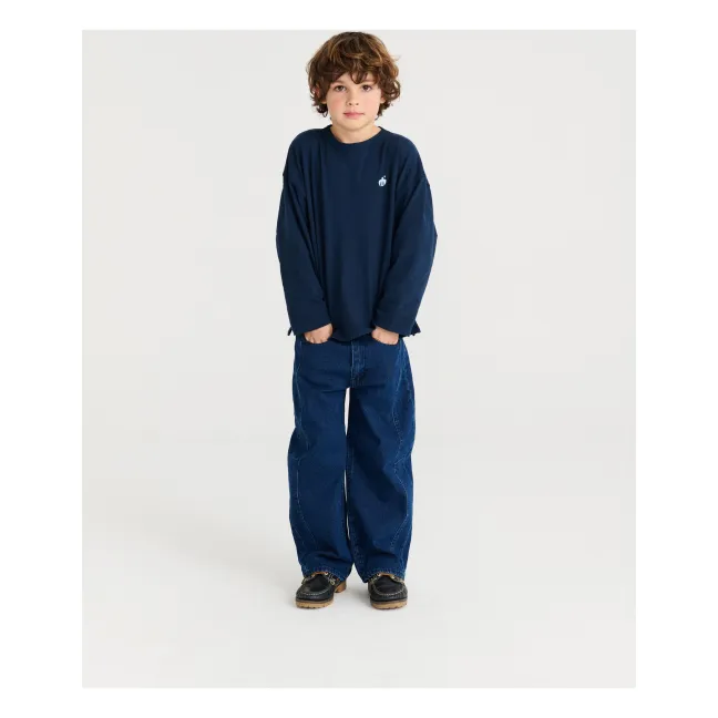 T-shirt N°2 Coton Bio | Bleu marine