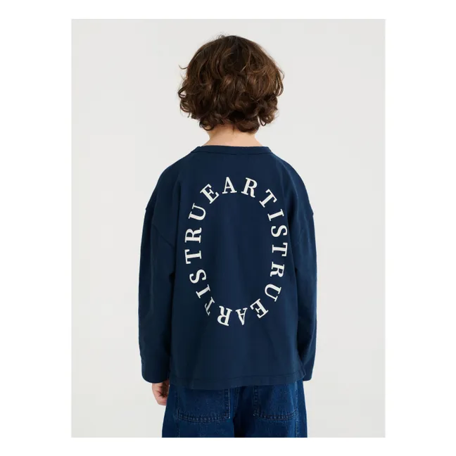 T-shirt N°2 Coton Bio | Bleu marine