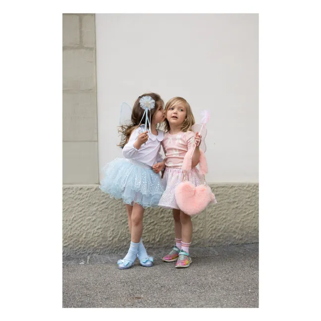 Skirt, wings and fairy wand | Light Blue
