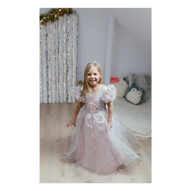 Vestido de princesa de platino | Rosa Pálido