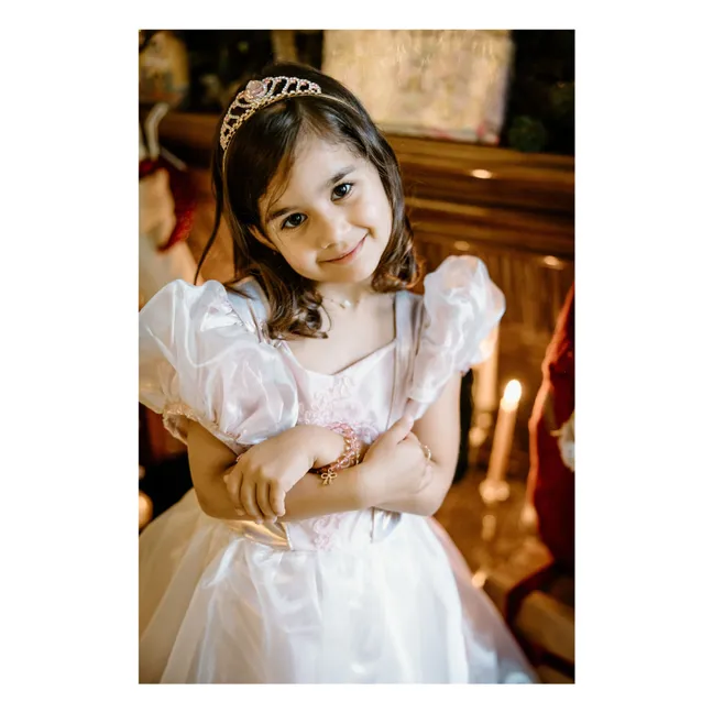 Vestido de princesa de platino | Rosa Pálido