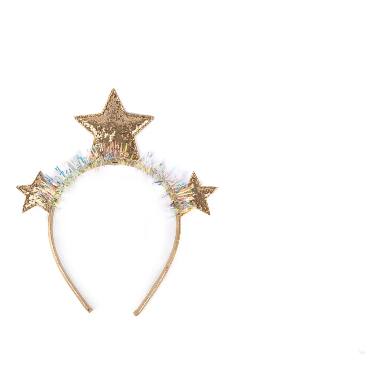Great Pretenders Gold Twinkle And Tinsel Star Headband