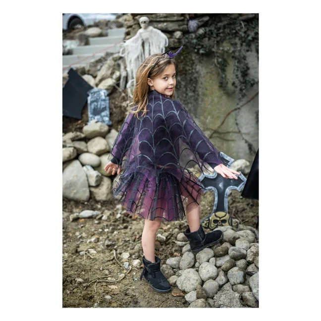 Cape et tutu Toile d'araignée | Violet