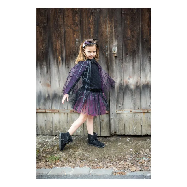 Cape et tutu Toile d'araignée | Violet