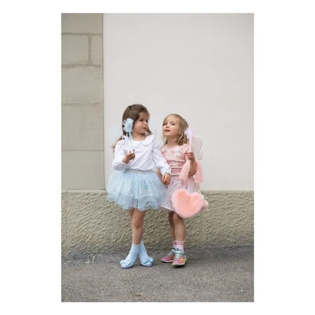 Skirt, wings and fairy wand | Light Blue