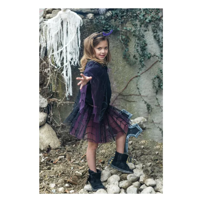 Cape et tutu Toile d'araignée | Violet