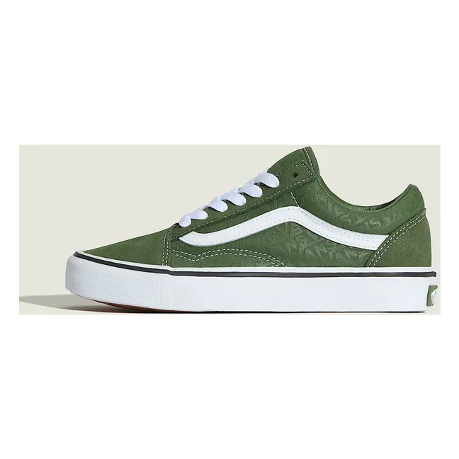Old Skool Logo Schnürsneaker | Grün