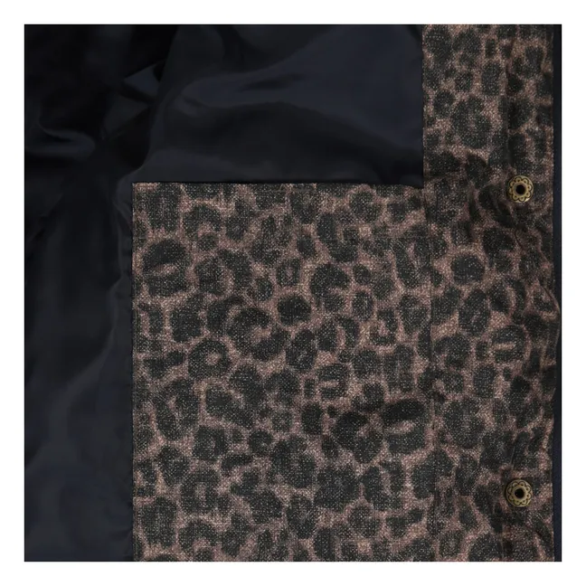 Abrigo de leopardo Caribou Fibras recicladas | Marrón