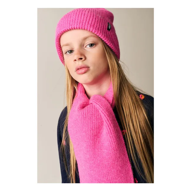 Ensemble Bonnet et Echarpe | Rose