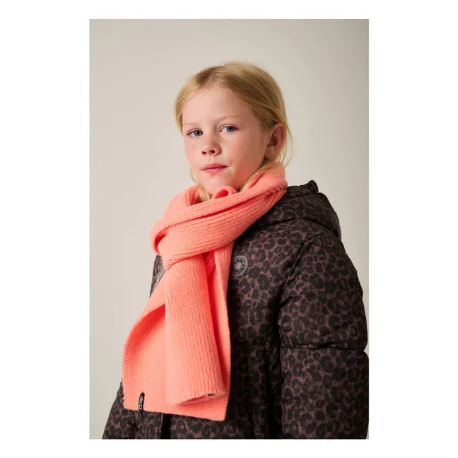 Doudoune Caribou Léopard Fibres Recyclées | Marron