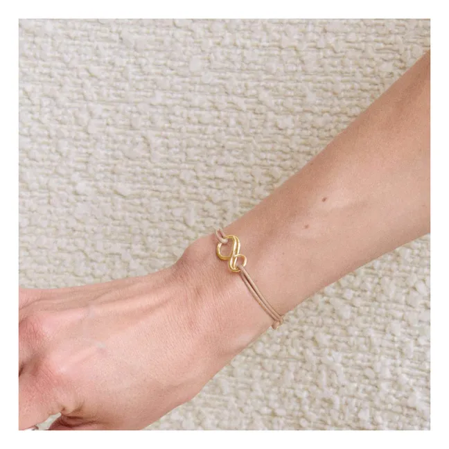 Bracelet Cordon Mini-Infini | Camel