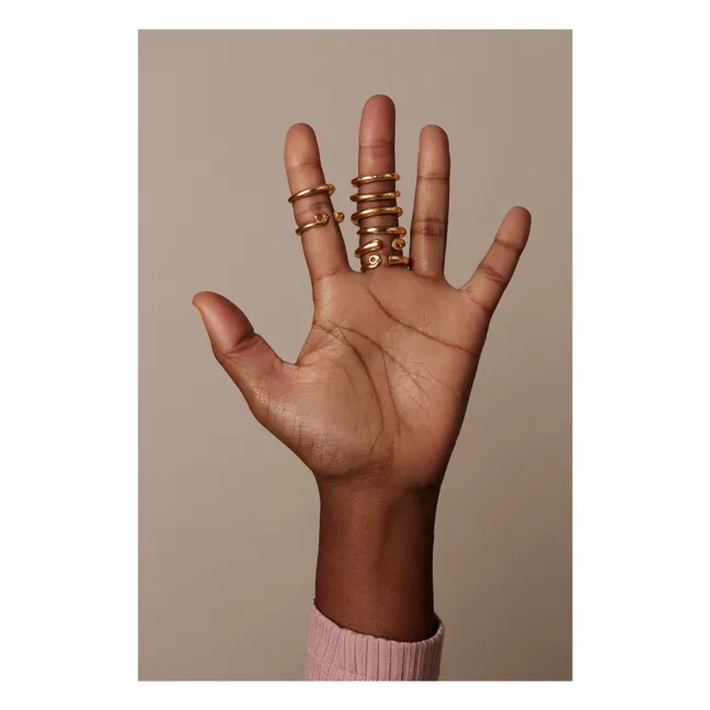 Bague Embrasser | Doré