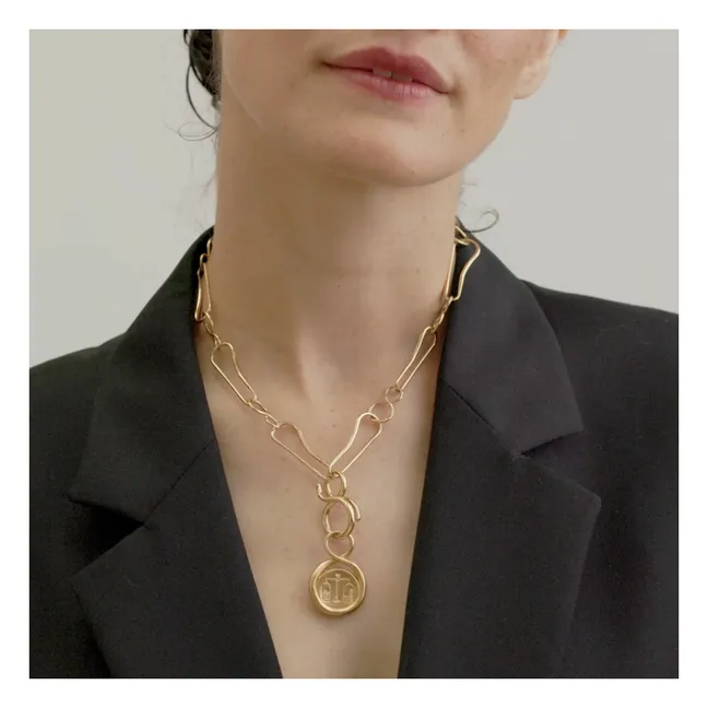 Libra star medal | Gold