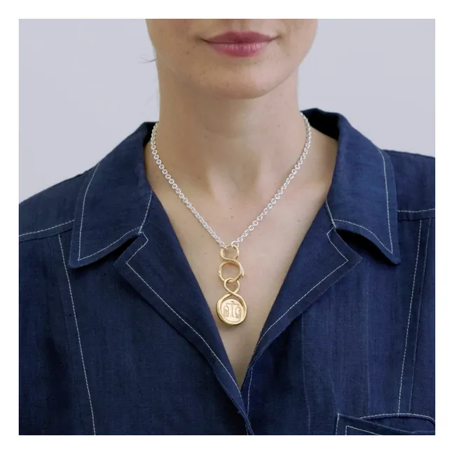 Libra star medal | Gold