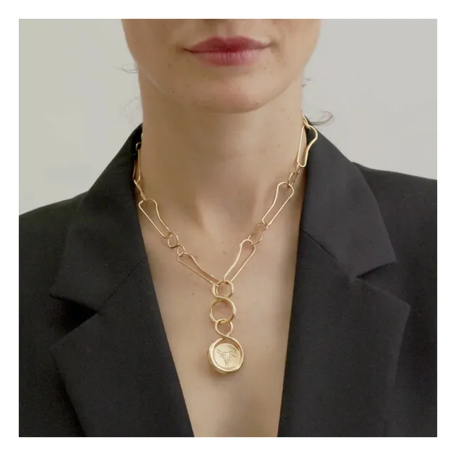 Sternzeichen Stier Medaille | Gold