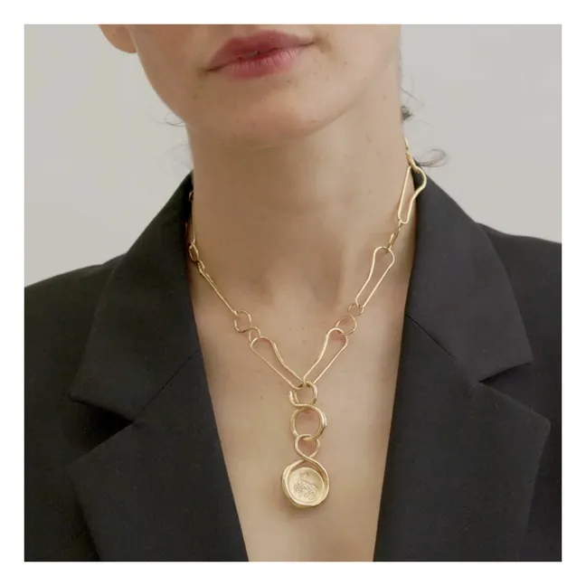 Medaille Stern Widder | Gold