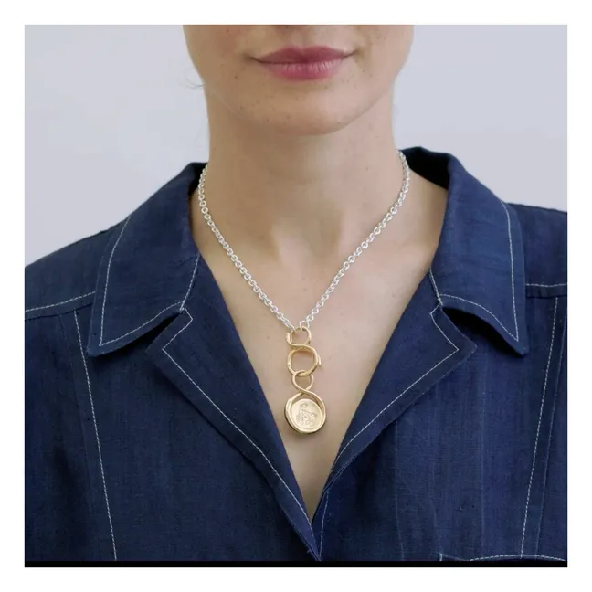 Medaille Stern Widder | Gold