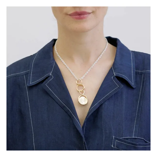 Sternzeichen Fisch Medaille | Gold