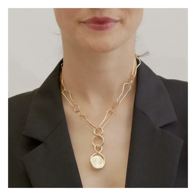 Sternzeichen Fisch Medaille | Gold