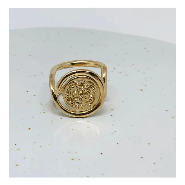 Chevalière Galaxie | Doré