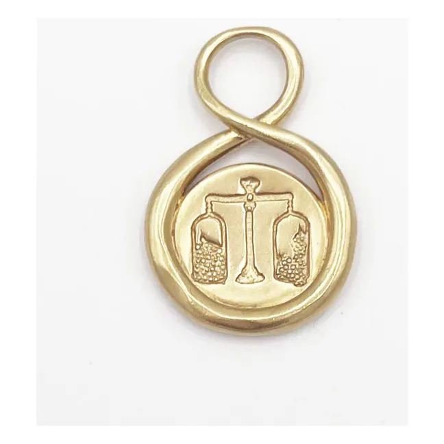 Libra star medal | Gold