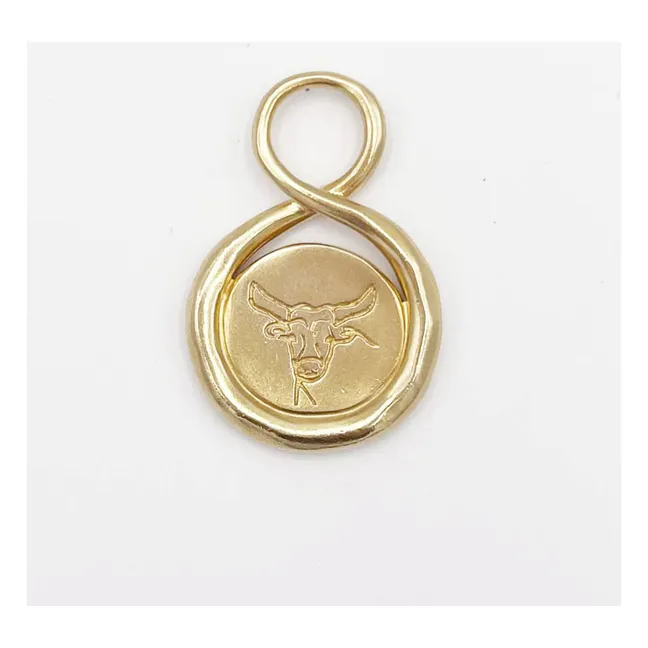 Sternzeichen Stier Medaille | Gold