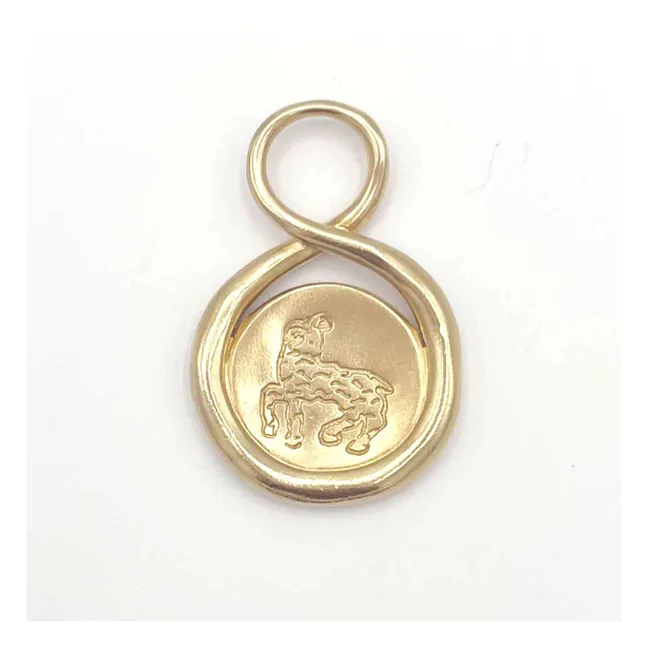Medaille Stern Widder | Gold