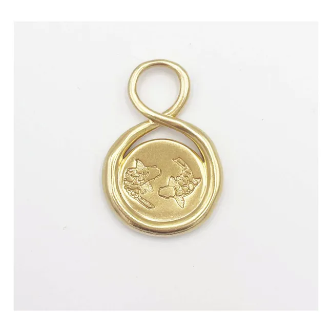 Sternzeichen Fisch Medaille | Gold