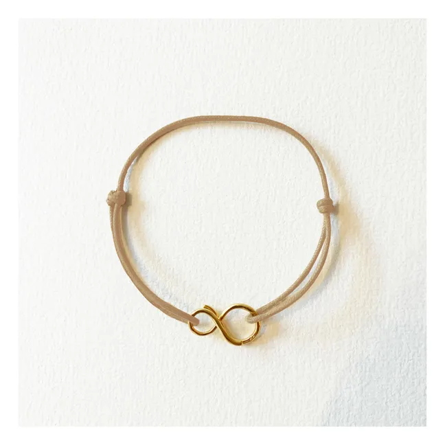 Bracelet Cordon Mini-Infini | Camel