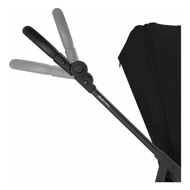 Melio Carbon - Poussette Ultra Compacte | Noir