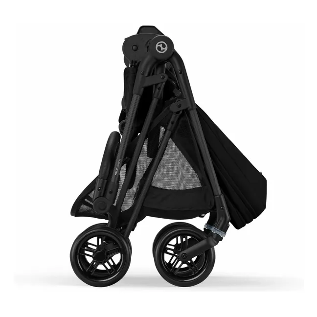 Melio Carbon - Poussette Ultra Compacte | Noir
