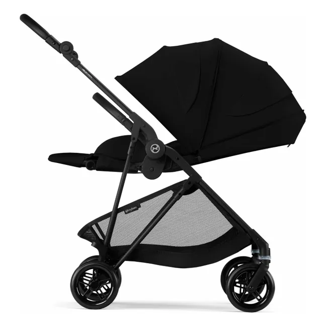 Melio Carbon - Poussette Ultra Compacte | Noir