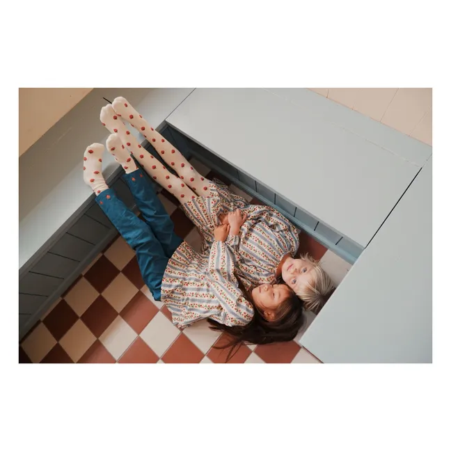 Collant Vera Fraises | Blanc