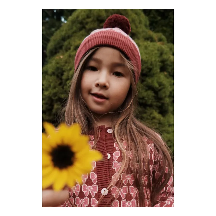 Cardigan Nova | Bordeaux- Image produit n°2