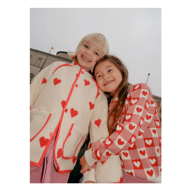 Cardigan Heart | Red