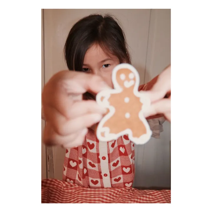 Cardigan Heart | Rouge- Image produit n°2