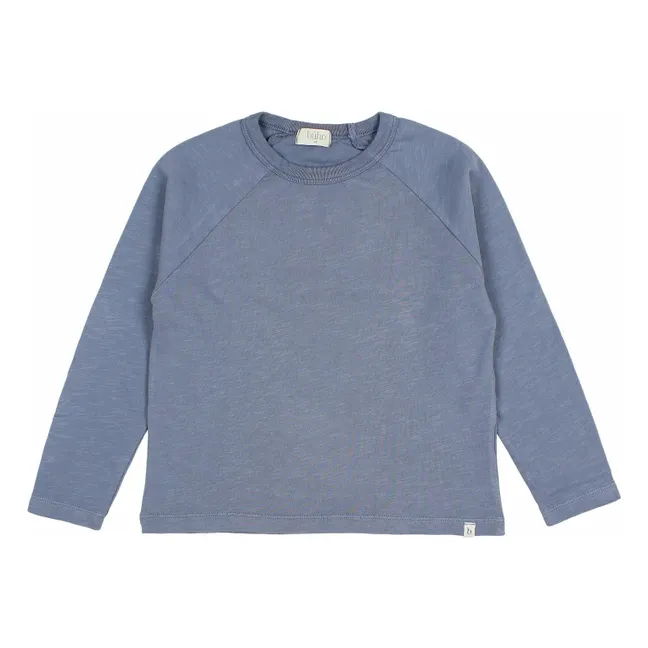 T-shirt Casual Coton Bio | Bleu gris