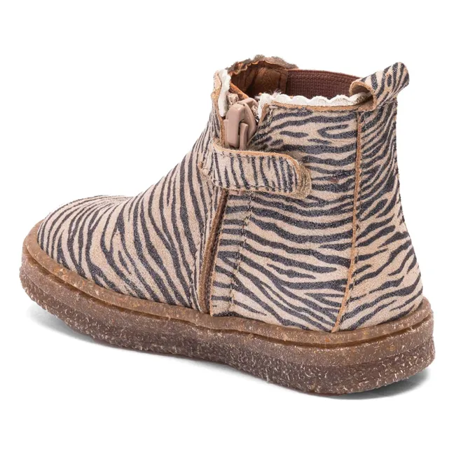 Bottines Siggi Glitter | Beige