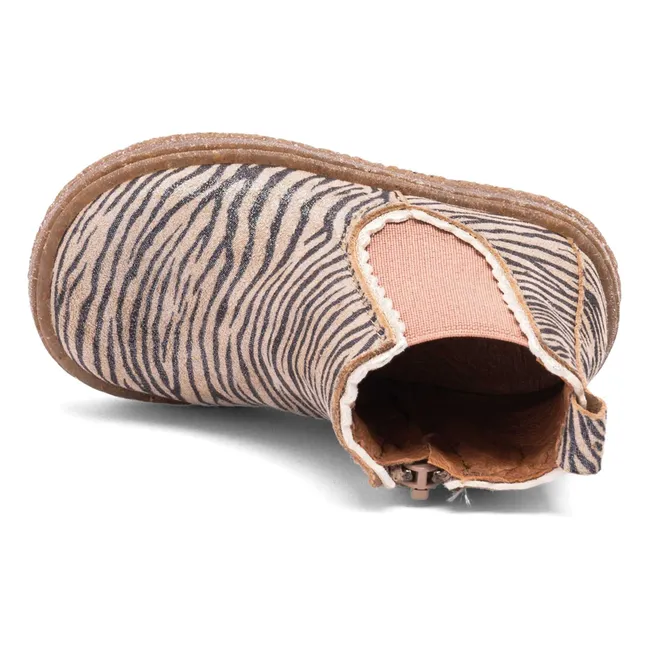 Siggi Glitter boots | Beige