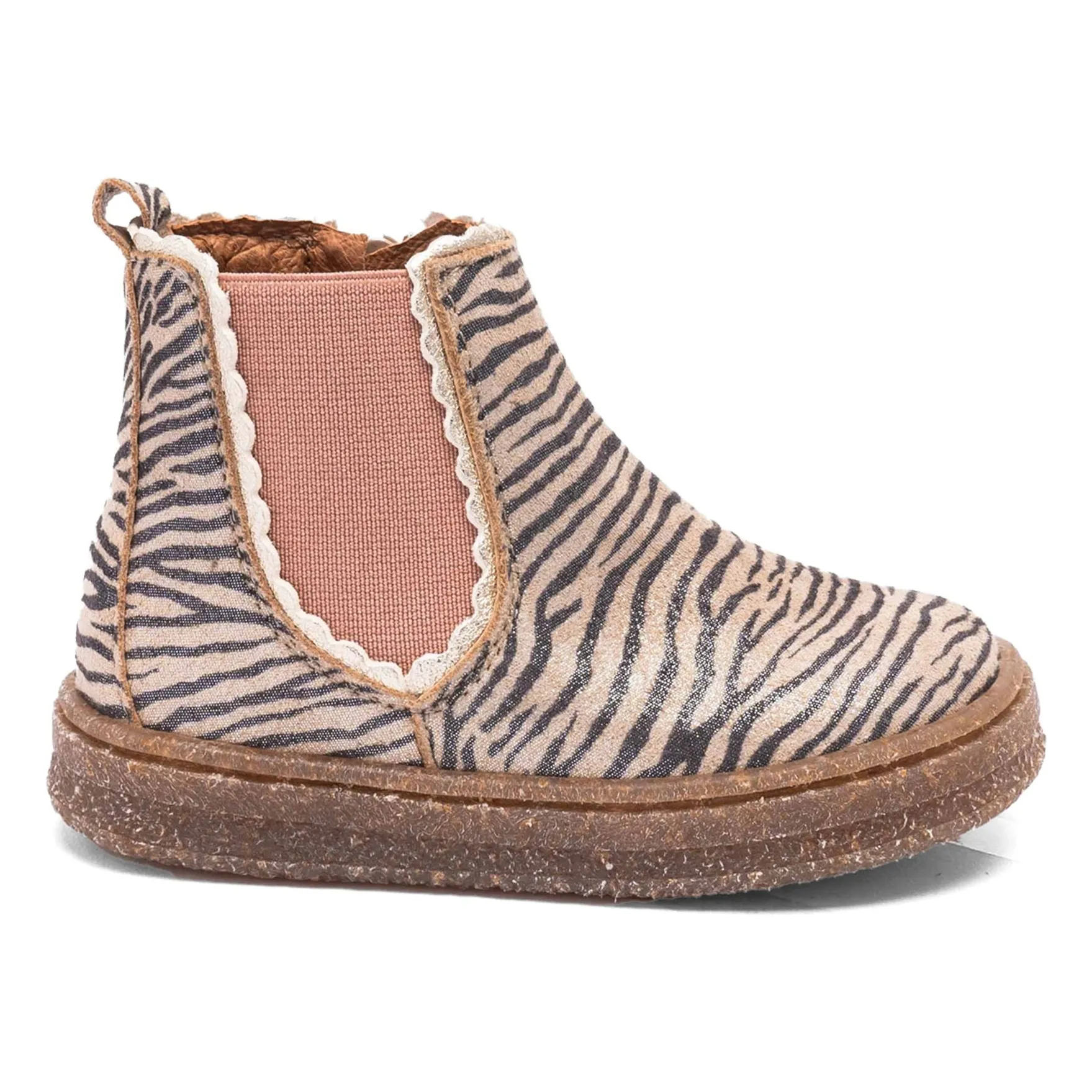 Bisgaard Beige Siggi Glitter Boots