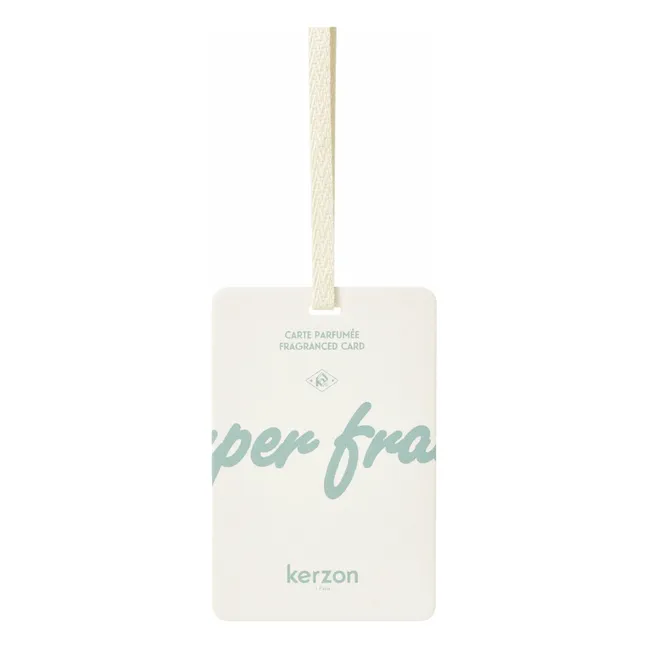 Super Frais fragrance card