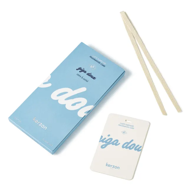 Giga Doux fragrance card