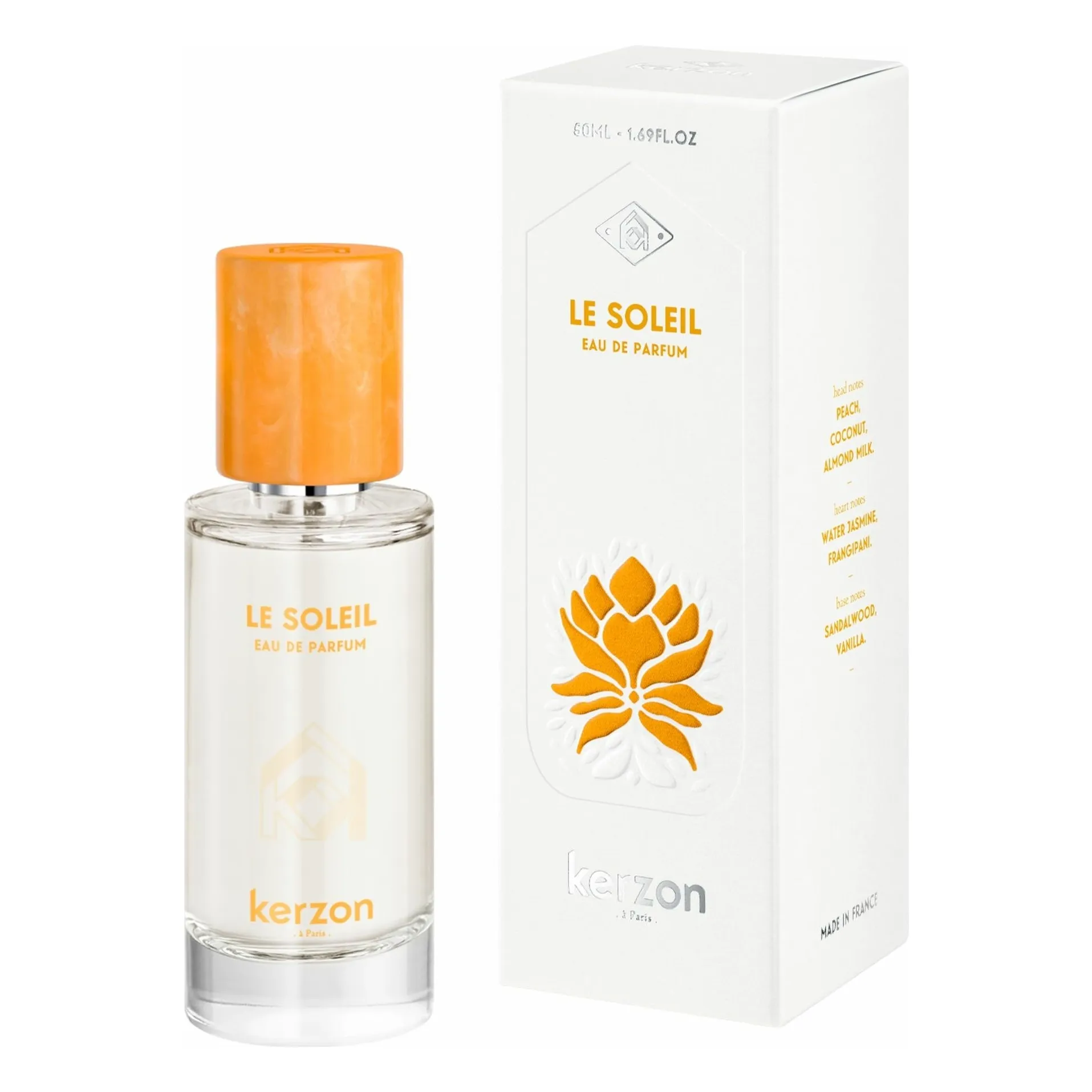 Kerzon Untinted Eau De Parfum Le Soleil - 50 Ml