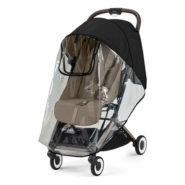Orfeo - Protection de pluie pour poussette | Noir