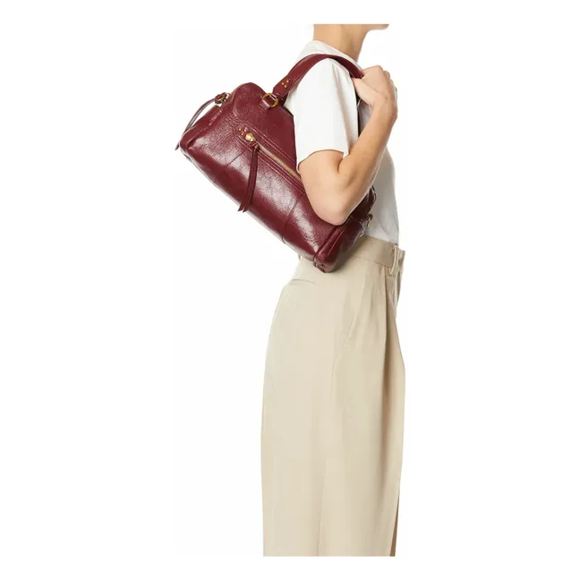 Lucky Bowling Bag Goat | Burgundy