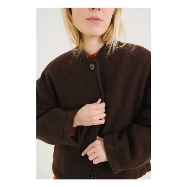 Jay-Jacke aus Schurwolle | Braun