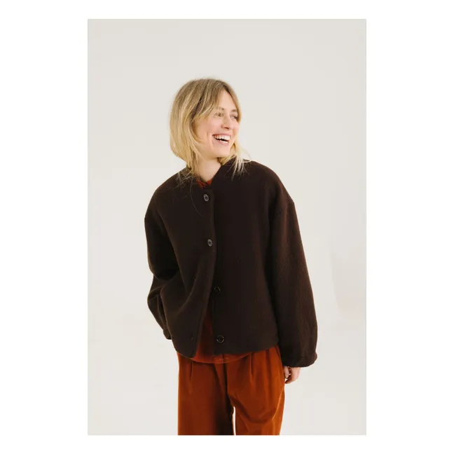 Jay Virgin Wool Jacket | Brown