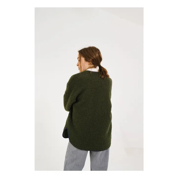 Veste Bari Greenlake Laine Vierge | Vert- Image produit n°5