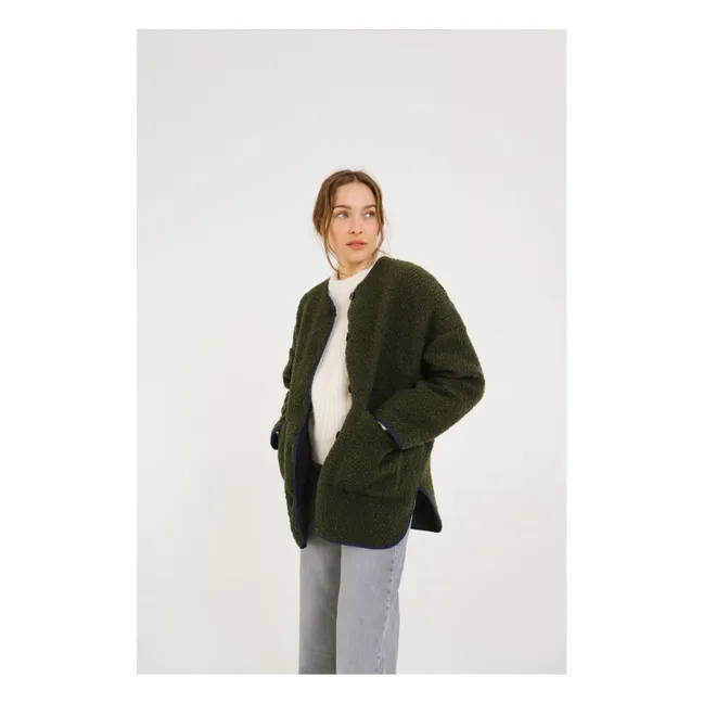 Bari Greenlake Virgin Wool Jacket | Green