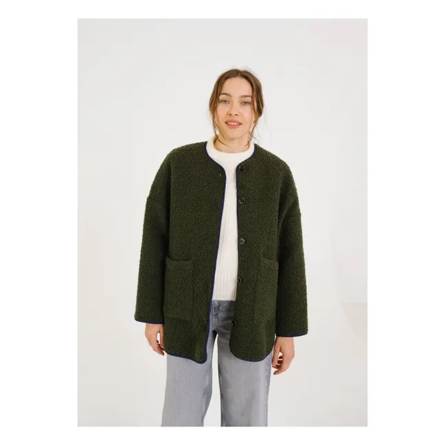 Bari Greenlake Virgin Wool Jacket | Green